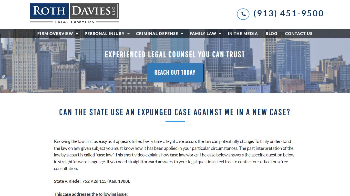 Can The State Use An Expunged Case Against Me In A New Case?